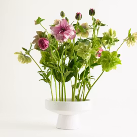 Keramikkfat til Ikebana - Hvit