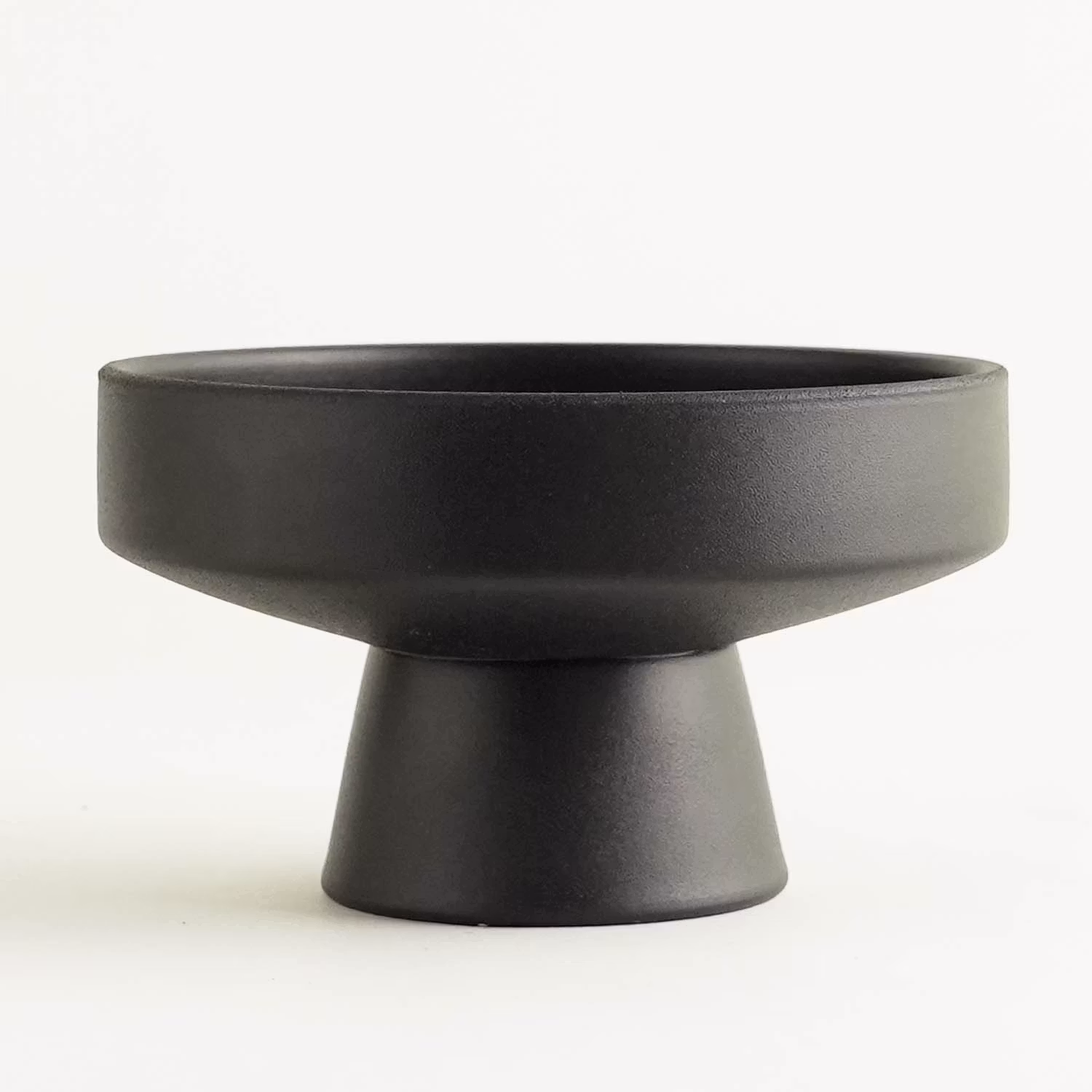 Kulho Ikebana Ceramic - musta