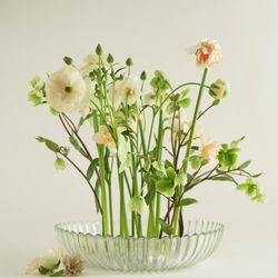 Bølget Glassvase