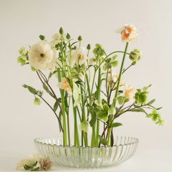 Bølget Glassvase