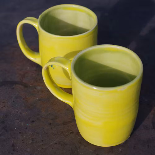 Gul espressokopp