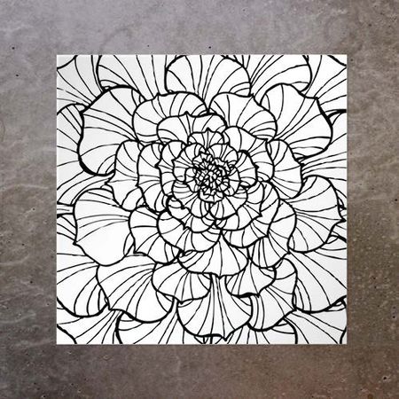 Kort Full Flower