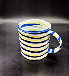 Kopp randig kavlad 3