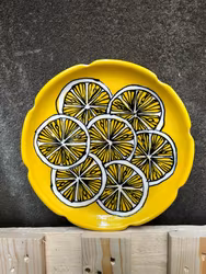 Mattallrik citrus gul