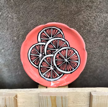 Assiett rosa citrus