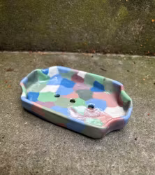 tvålfat multifärgat