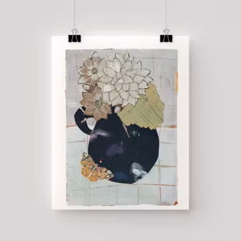 Blomvas 2 - print