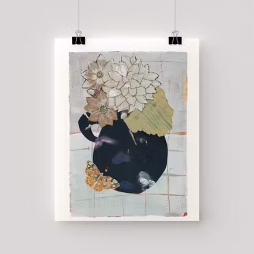 Blomvas 2 - print