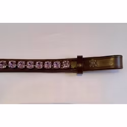 Döbert Pannband färg violet/sten XL läder brun