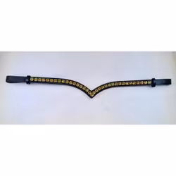 Döbert Pannband färg light tapaz/sten XL svart läder