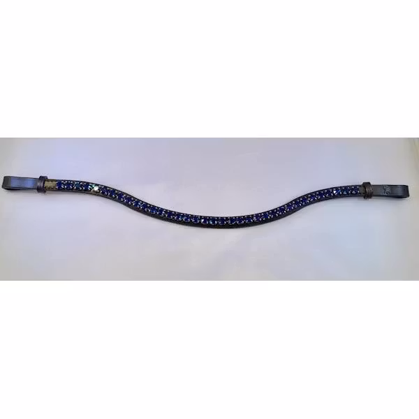 Döbert Pannband färg capri blue/sten XL läder brun