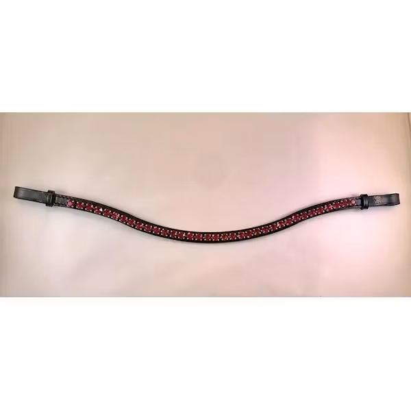 Döbert Pannband färg fuchsia/sten XL svart läder