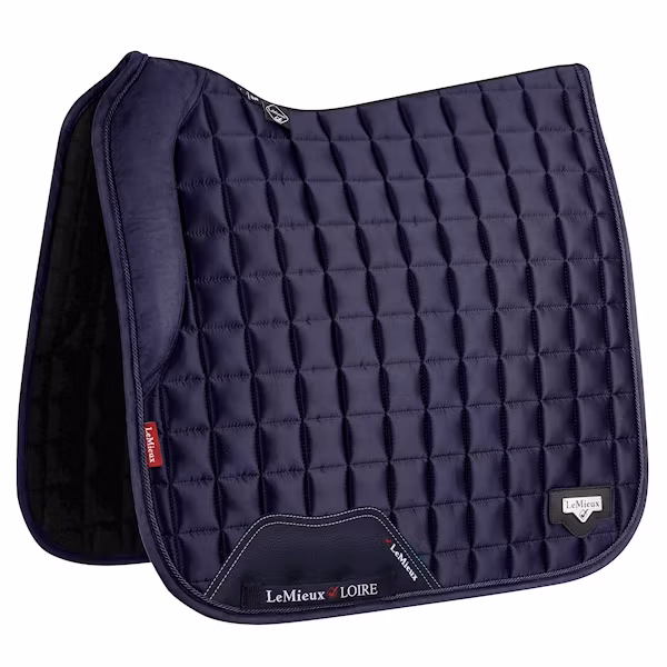 Lemieux Loire memory satin dressyr,hopp navy full.
