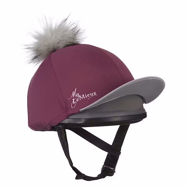 Lemieux Hjälm överdrag plum/grey