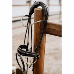 Finesse Träns bridle Svart/Svart lack silver