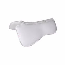 Acavallo Louvre Spine Free Silicone Memory Half pad Dressyr White full
