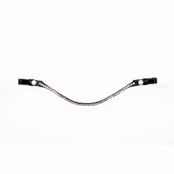 Finesse pannband svart swarovski sten rose