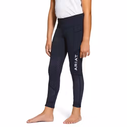 Ariat Eos Tights knäskodd Junior Navy