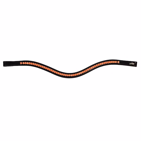 Schockemöhle Diamond pannband svart orange full