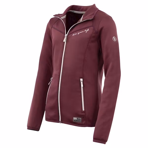 BR Jersey  jacka Sherley Mauve Wine