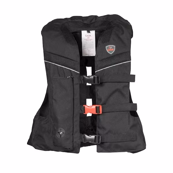 Back on Track EQ3 Spark Air Vest Säkerhetsväst svart stl S ( Något stor i storleken)