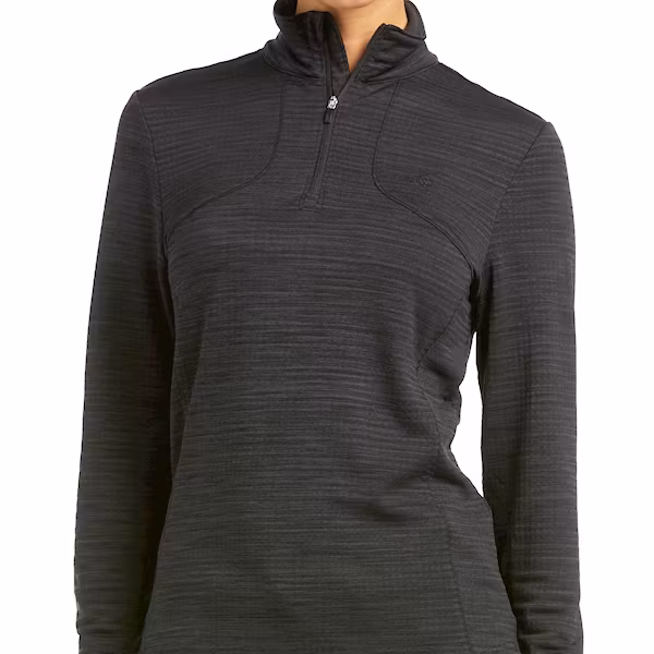 Ariat Gridwork 1/4 Zip Baselayer svart