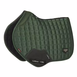Lemieux Loire memory satin dressyr hunter green full.