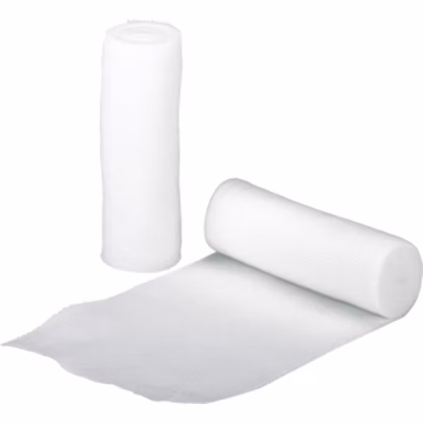 Gasbinda 10cmx10 m oelastisk 5 st. bomull