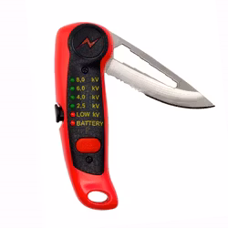 Hansbo Stängseltestare med kniv och bultspännare.