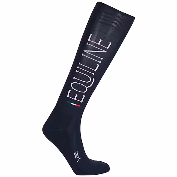 Equiline Equiline Easy fit strumpa m grip blå