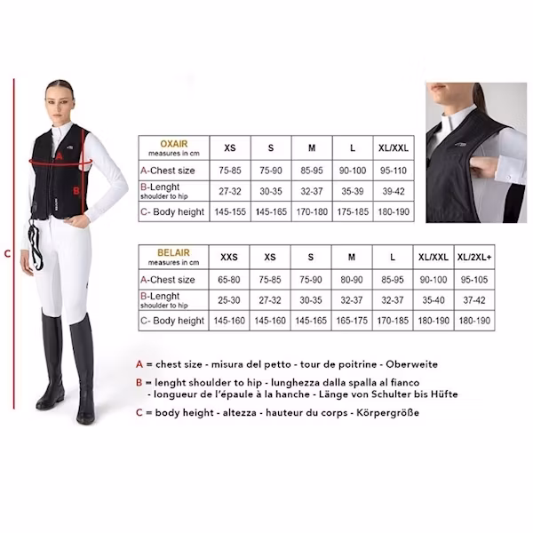 Equiline Belair Airbag vest svart