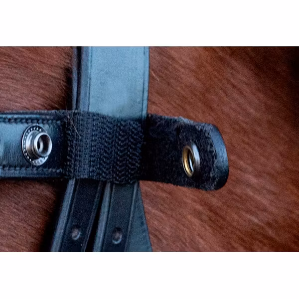 Schockemöhle Siena pannband black/silk full