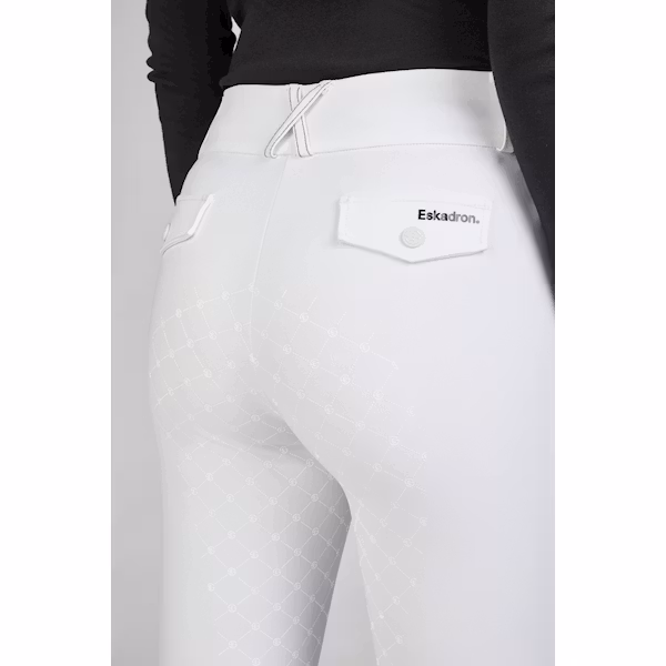 Eskadron Dynamic ridbyxor vit