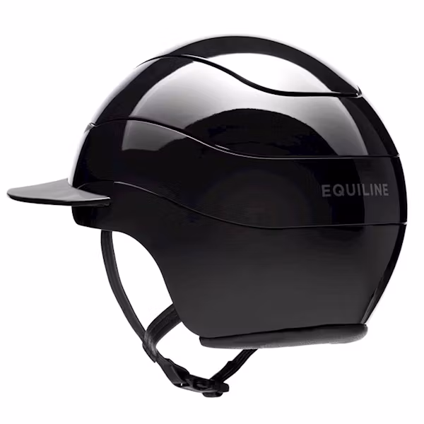 Equiline Xanto polo glossy svart inkl liner.