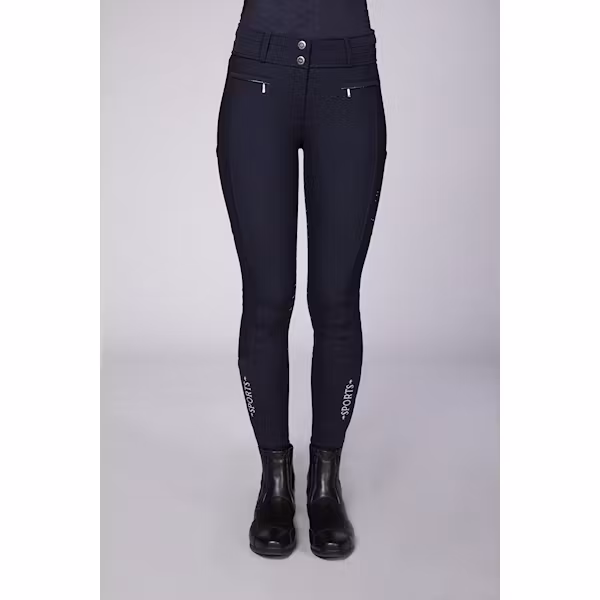 Schockemöhle vinterridbyxa Heather hel grip true navy
