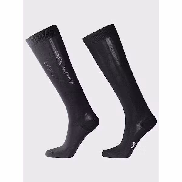 Equiline ridstrumpor Glisseg svart