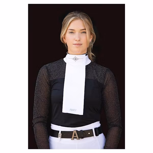 Anky Plastrong Tie Luminous vitt/svart Vuxen M
