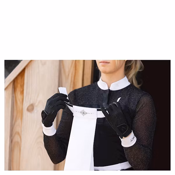 Anky Plastrong Tie Luminous vitt/svart Vuxen M
