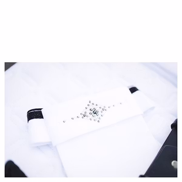 Anky Plastrong Tie Luminous vitt/svart Vuxen M