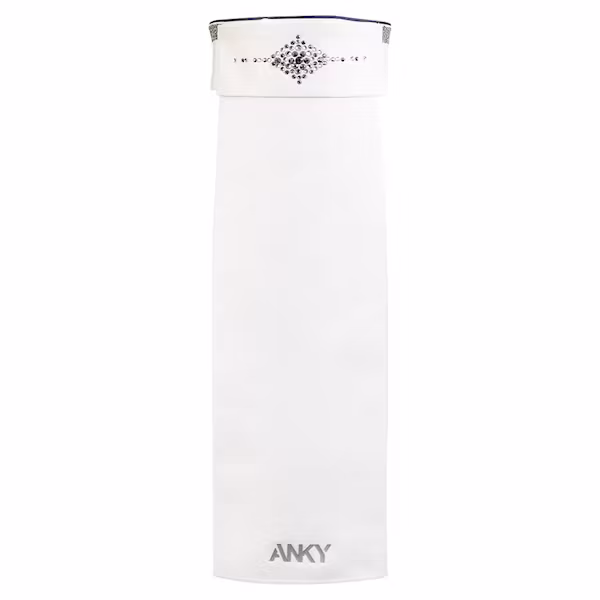 Anky Plastrong Tie Luminous vitt/navy Vuxen M