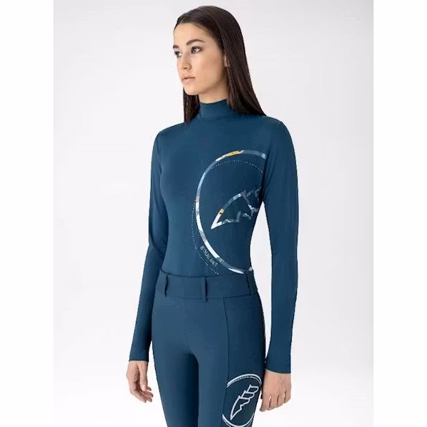 Equiline Eblec långärmad topp legion blue