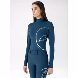 Equiline Eblec långärmad topp legion blue