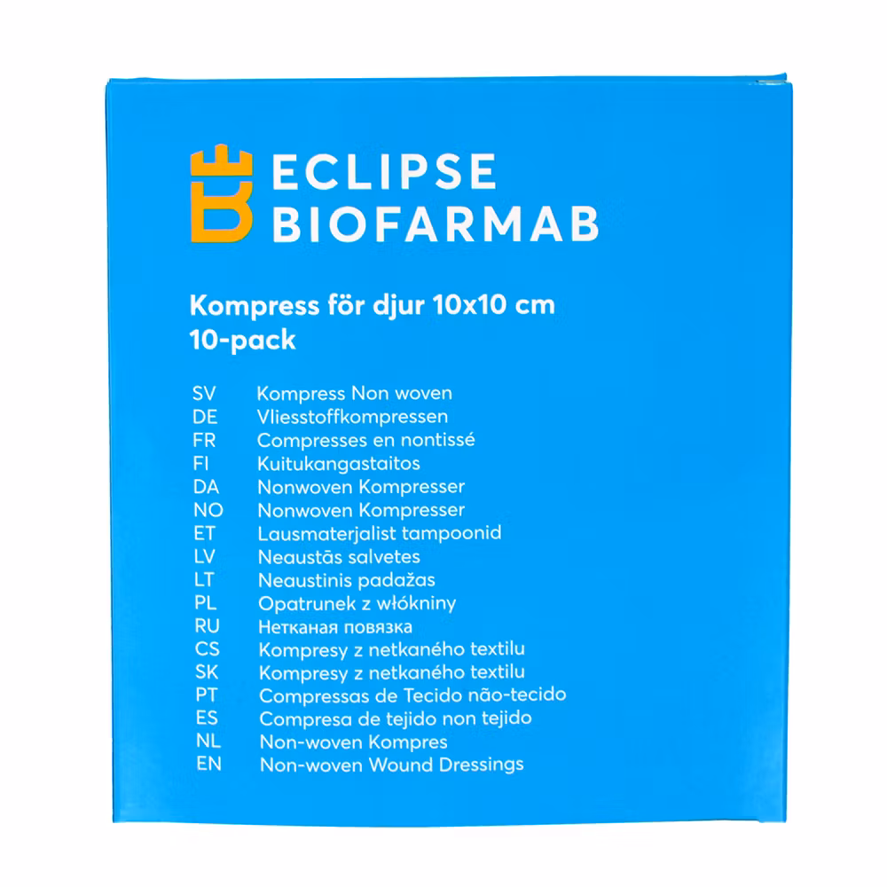 Biofarmab Kompress 10x10cm 10-pack