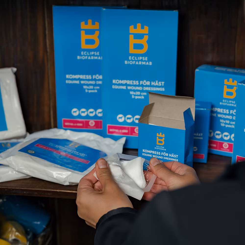 Biofarmab Kompress 5x5cm 5-pack