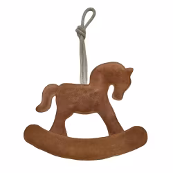 Hansbo Hästleksak Pepparkakshäst i Mocka