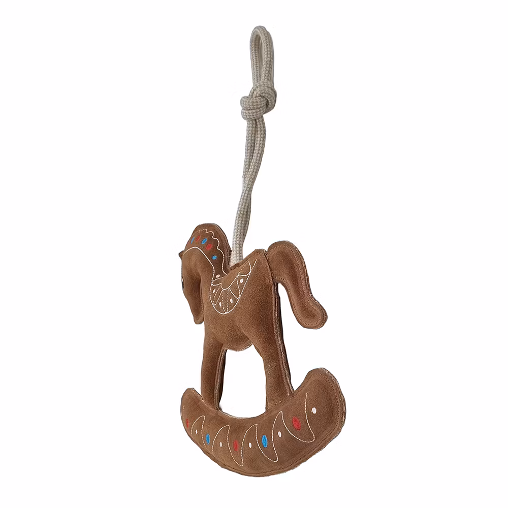 Hansbo Hästleksak Pepparkakshäst i Mocka