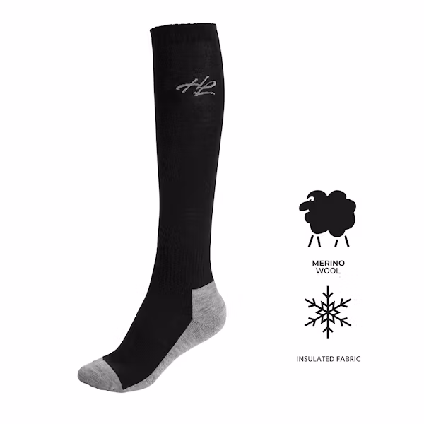 Horse life Vinterridstumpor Merinoull svart 37-41