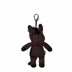 KLMonty Knitted Horse Teddy brun och svart