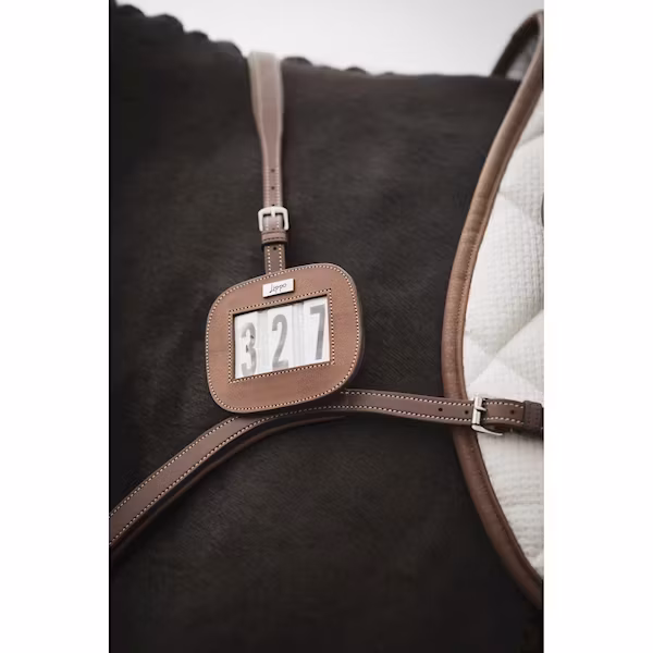 Lippo Nummerlapp läder rektangulär 3 färger