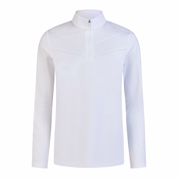 Pikeur Tävlingstopp långärmad vit